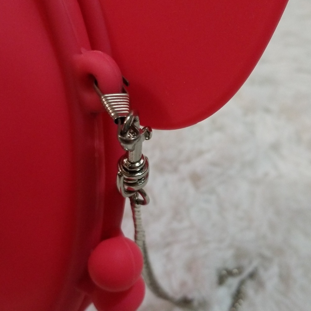 Girls Pink Silicone Kitty Purse - Picture 4 of 6